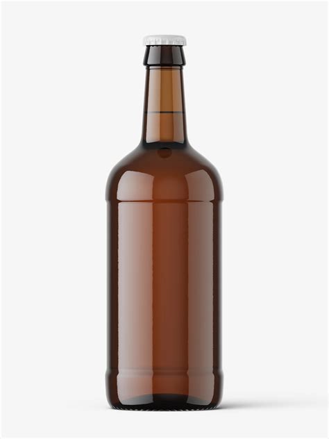 Download NRW Amber Glass Bottle With Light Beer 500ml